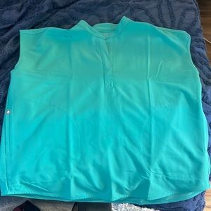 NWOT Surgical Green Rafaela top